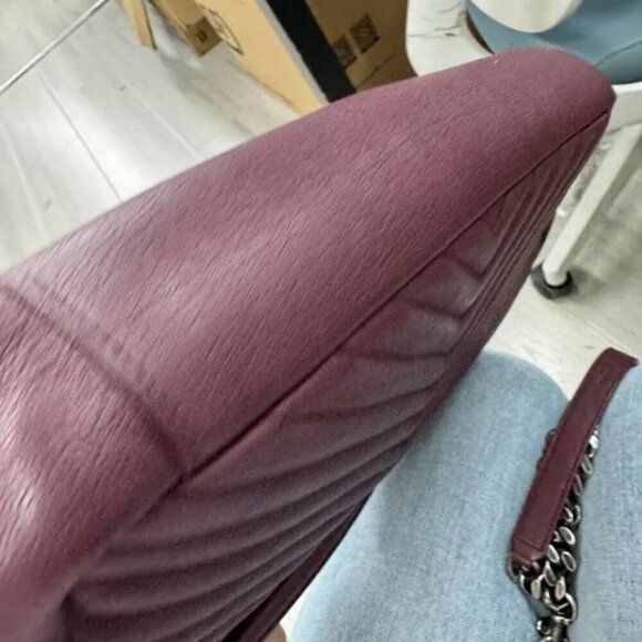 100%  Authentic Yves Saint Laurent Large Matelasse Shoulder Bag - Picture 7 of 16